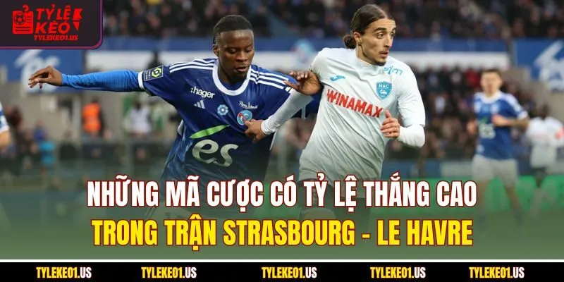 Những mã cược có tỷ lệ thắng cao trong trận Strasbourg-Le Havre